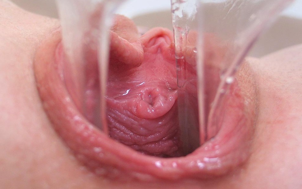 Frauenvagina von innen