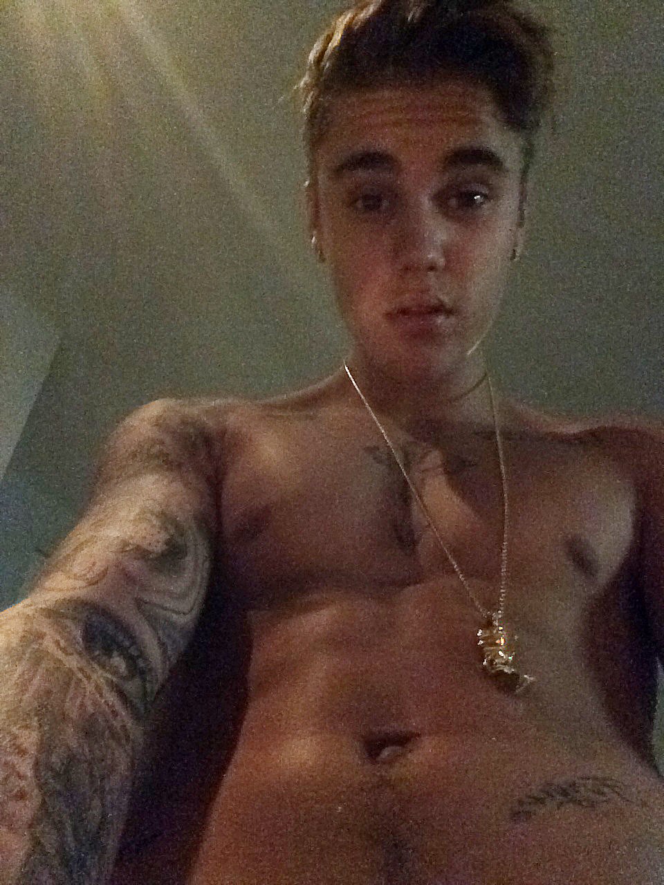 Justin Bieber nackter Schwanz