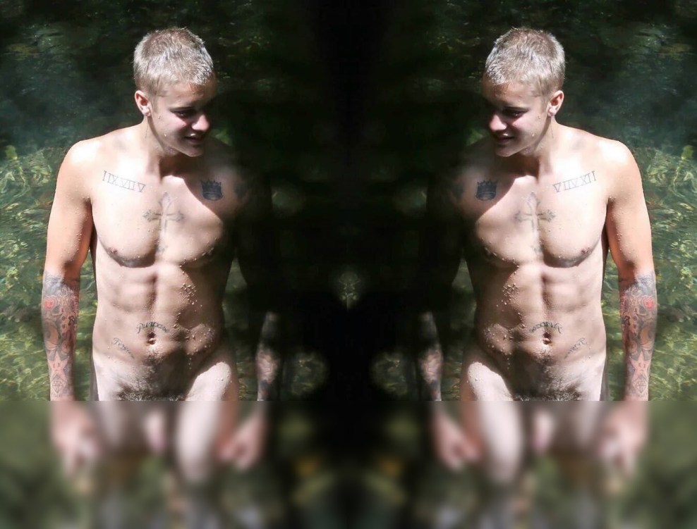 Justin Bieber im Bett