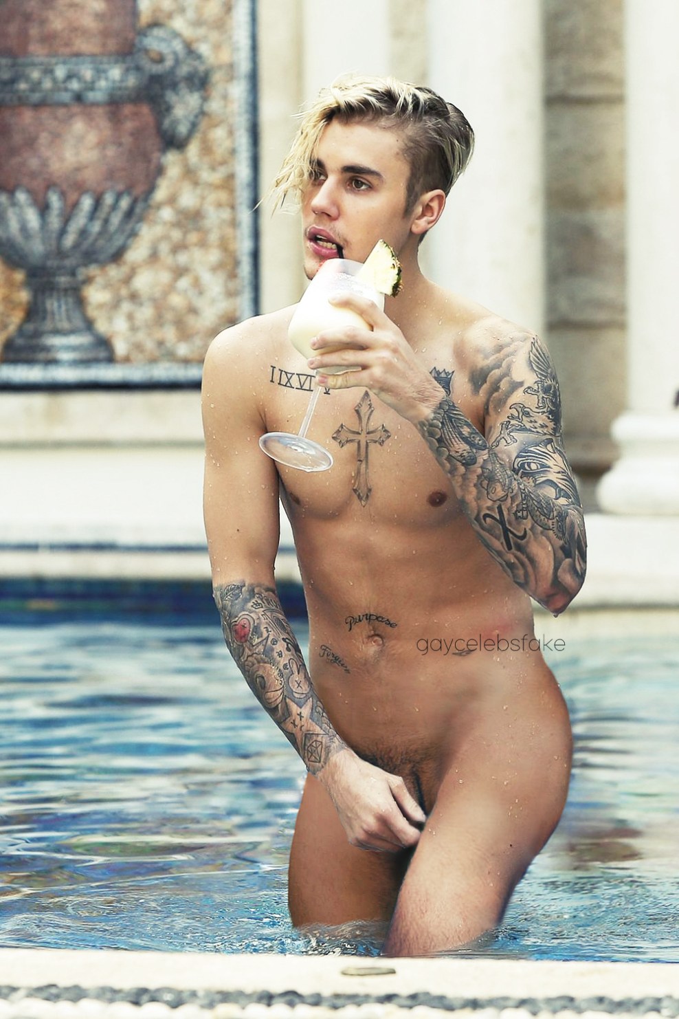 Jastin Bieber ist nackt