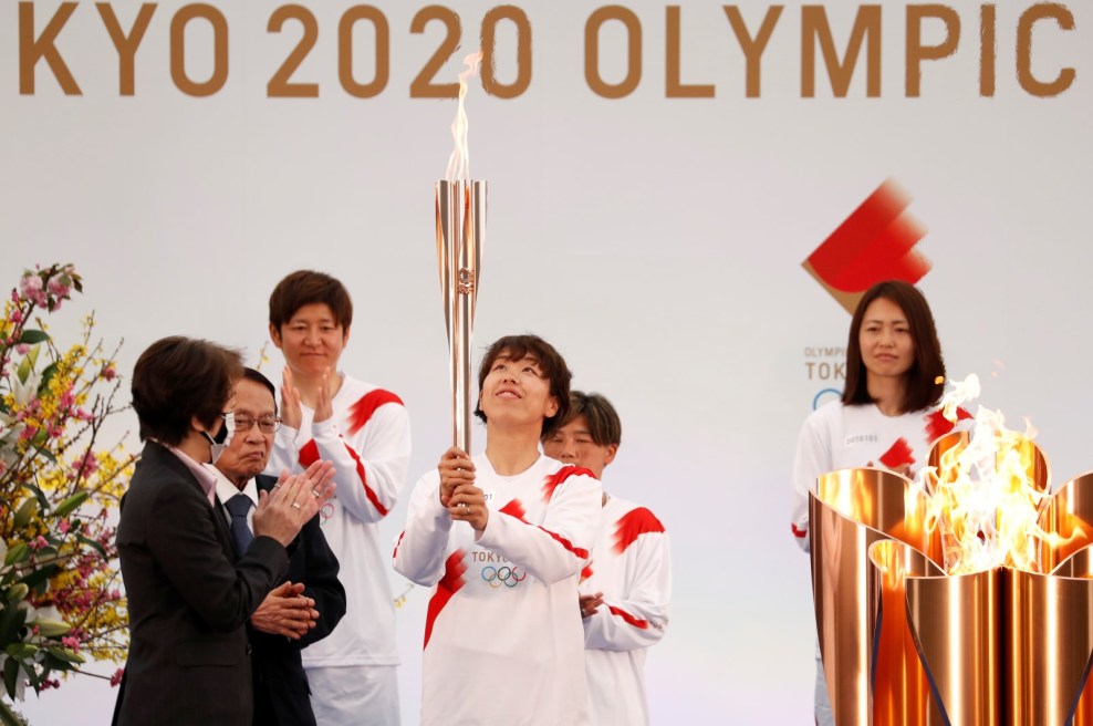 Olympisches Feuer Tokio 2020