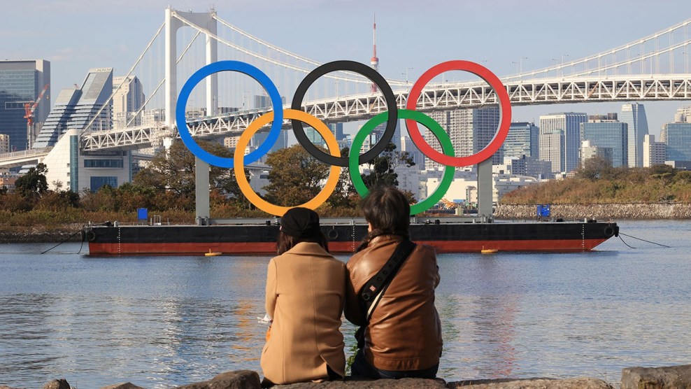 Olympisches Feuer in Tokio 2021