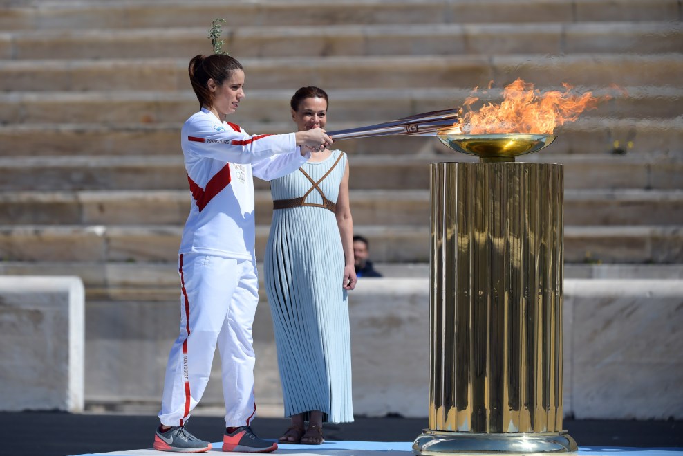 Olympisches Feuer Tokio 2020