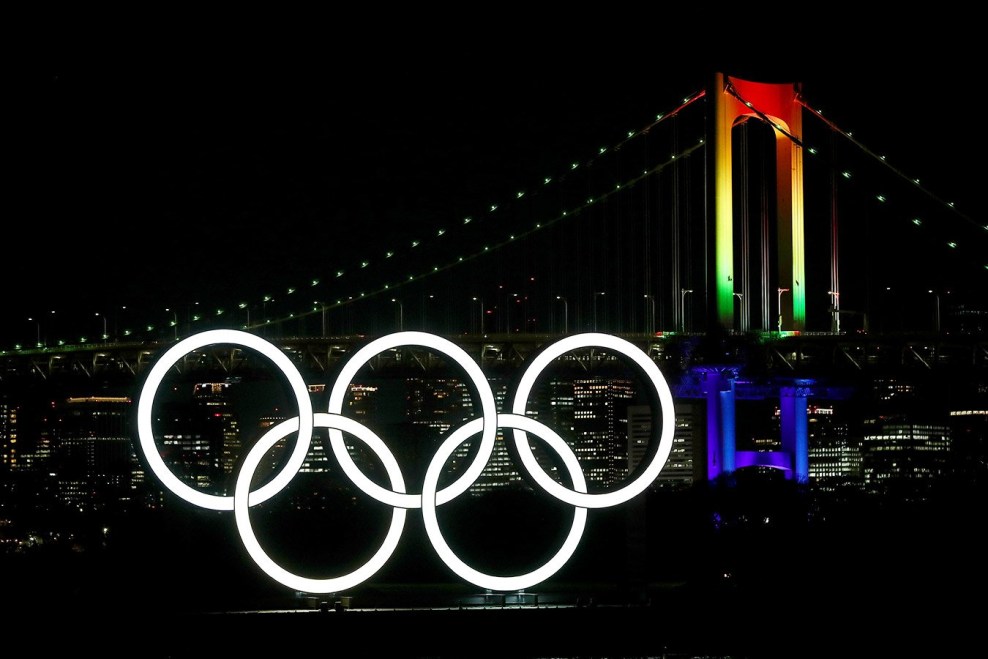 Olympische Spiele in Tokio 2021 eröffnen