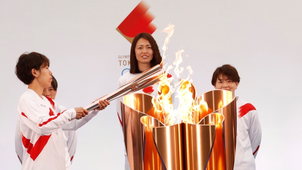 Olympisches Feuer Tokio 2020