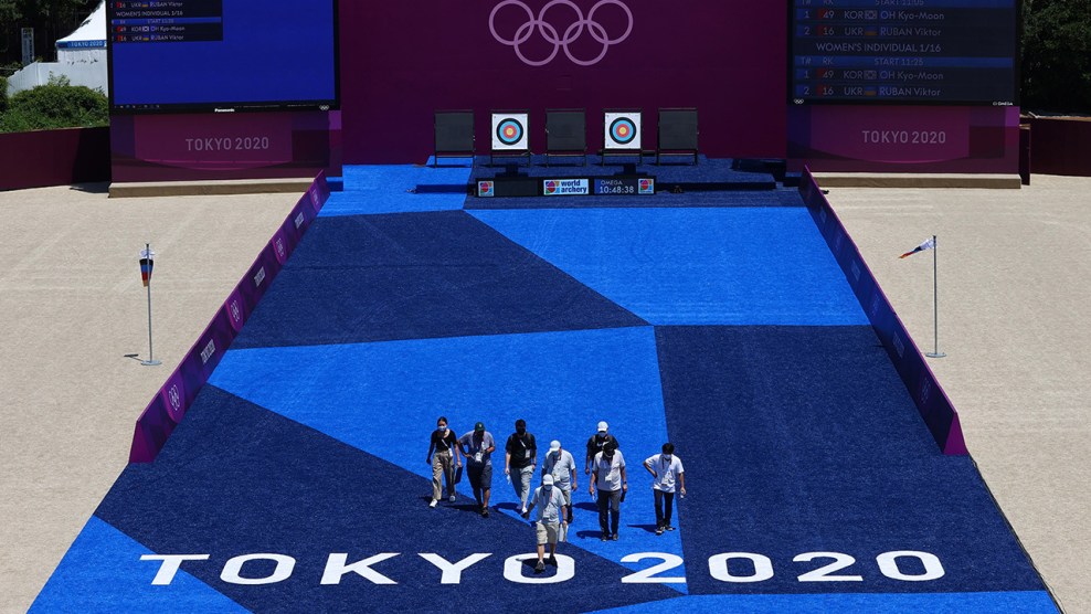 Masken bei den Olympischen Spielen in Tokio